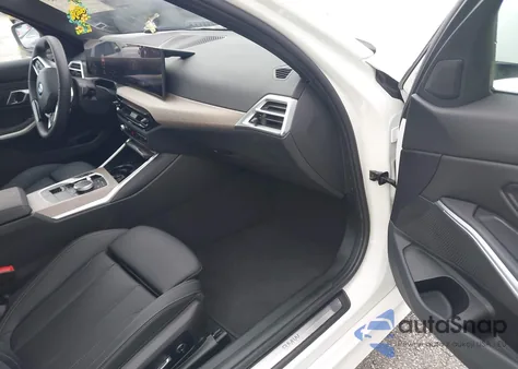 2025 BMW 330I из США, поврежденный, VIN 3MW69CW00S8F10279